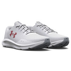Under Armour Charged Pursuit 3 Womens Running Shoes, White, rebel_hi-res
