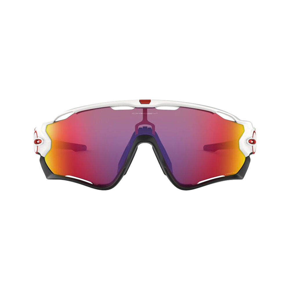 OAKLEY Jawbreaker Sunglasses - Polished White with PRIZM Road | Rebel Sport