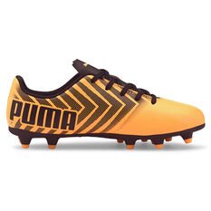 Puma Tacto 2 Kids Football Boots, Orange/Black, rebel_hi-res