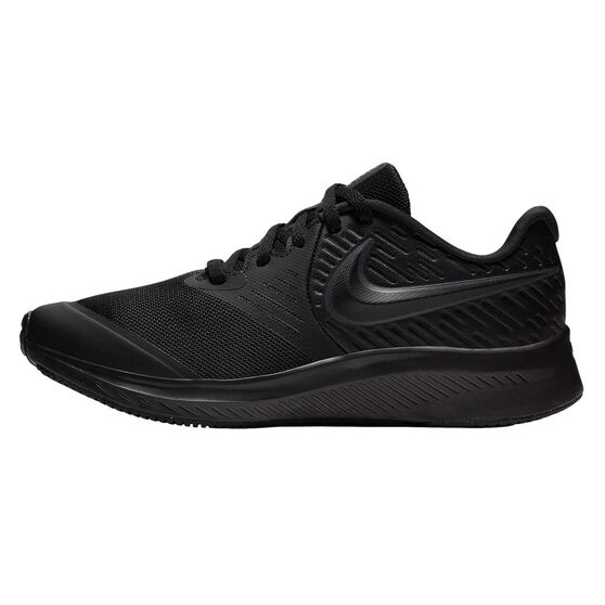 Nike Star Runner 2 GS Kids Running Shoes Black US 4, Black, rebel_hi-res