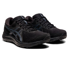 Asics GEL Contend 7 Womens Running Shoes, Black/Grey, rebel_hi-res