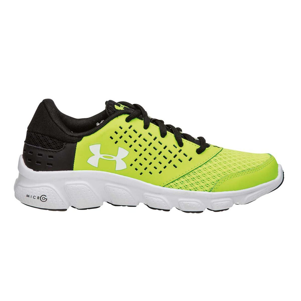 boys green under armour shoes