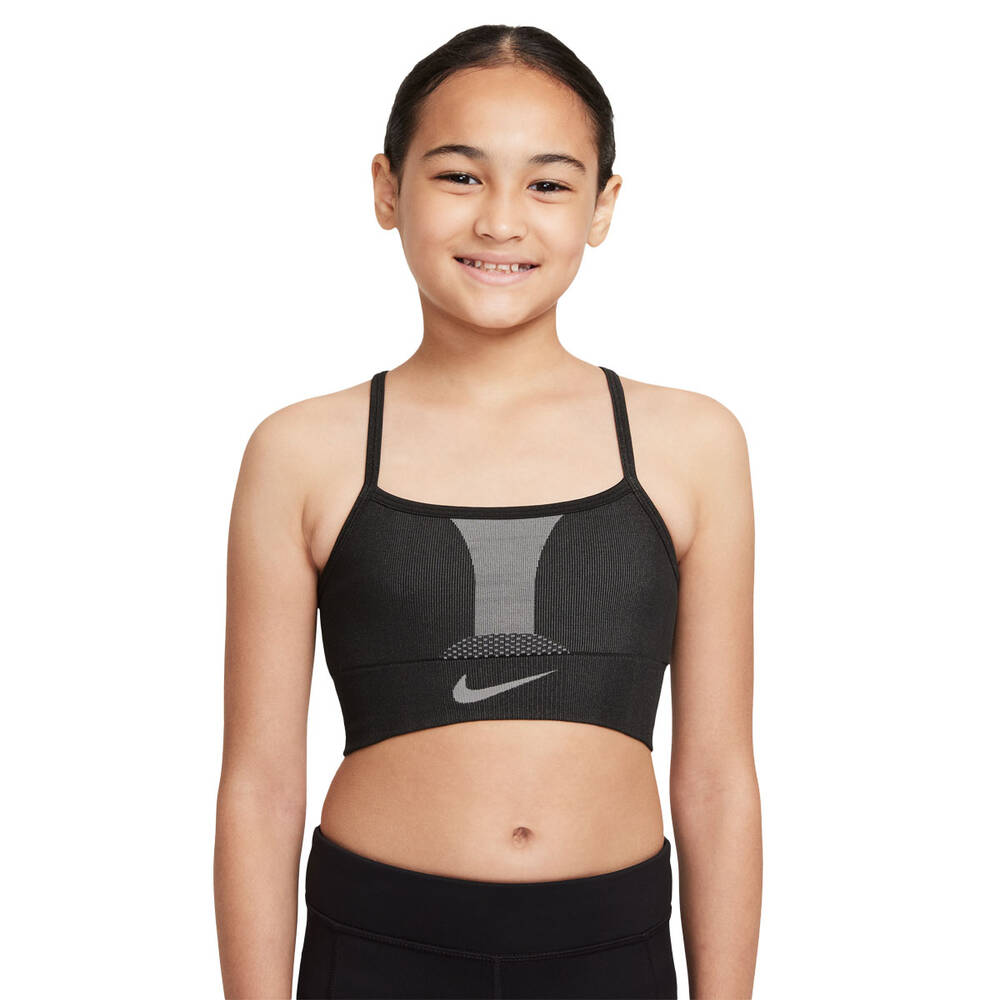 Nike Girls Dri-FIT Indy Seamless Bra | Rebel Sport