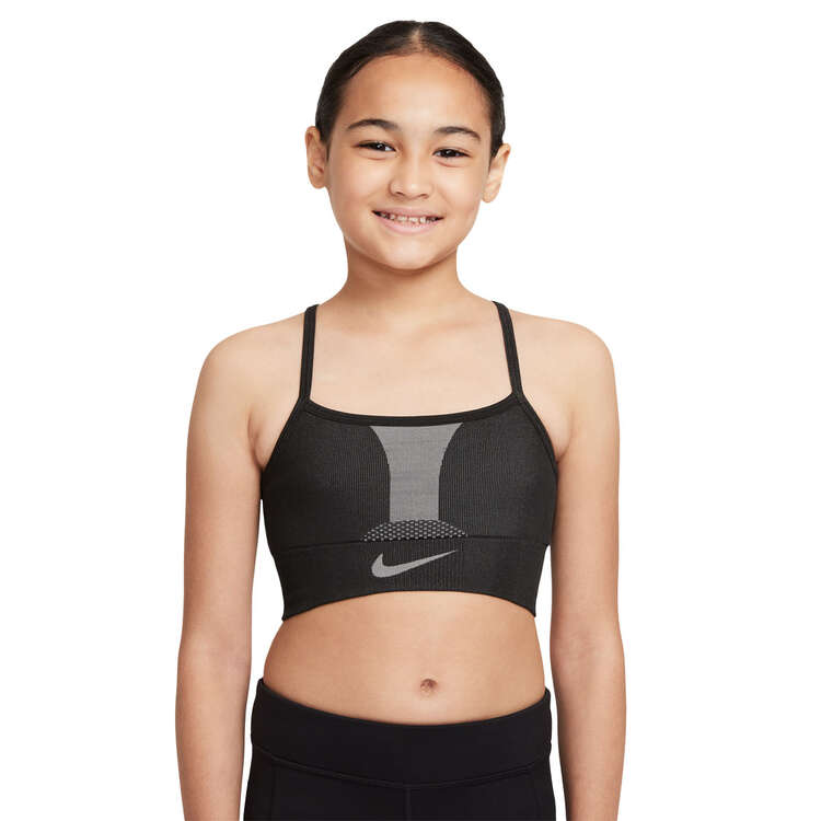 Nike Girls Dri-FIT Indy Seamless Bra, , rebel_hi-res