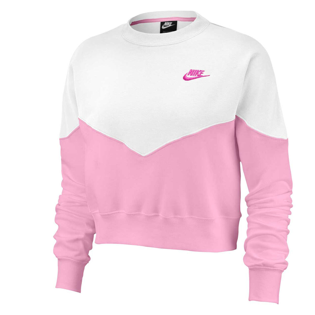 womens pink nike jumper