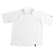 Gray Nicolls Elite Mid Sleeve Senior Cricket Shirt White S, White, rebel_hi-res