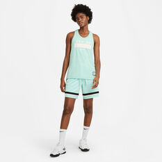 Nike Womens Essential Fly Reversible Basketball Jersey, Mint, rebel_hi-res