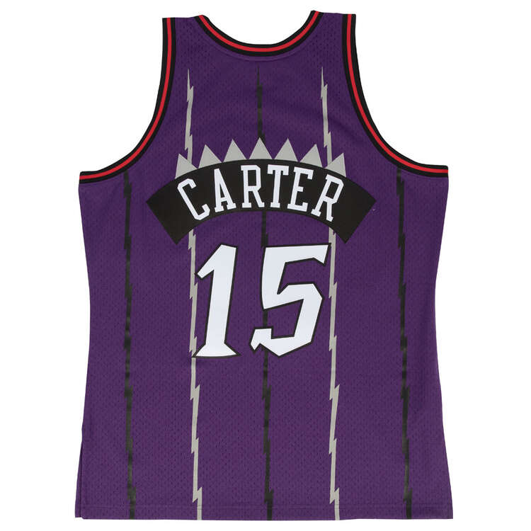 Toronto Raptors Mens Vince Carter 1998/99 Swingman Jersey Purple XXL, Purple, rebel_hi-res