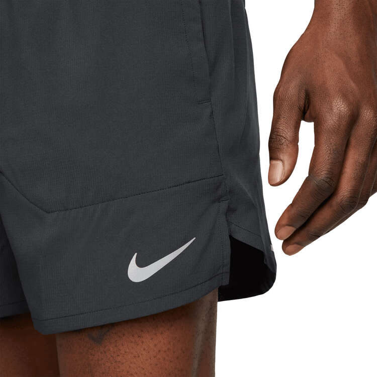 Nike Mens Dri-FIT Stride 5inch Running Shorts, Black, rebel_hi-res