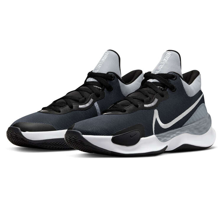 Nike Renew Elevate 3 Basketball Shoes, Black/White, rebel_hi-res