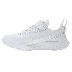Nike Varsity Leather PS Kids Running Shoes White US 11, White, rebel_hi-res