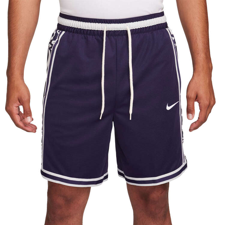 Nike Mens Dri-FIT DNA 8 Inch Basketball Shorts Purple M, Purple, rebel_hi-res
