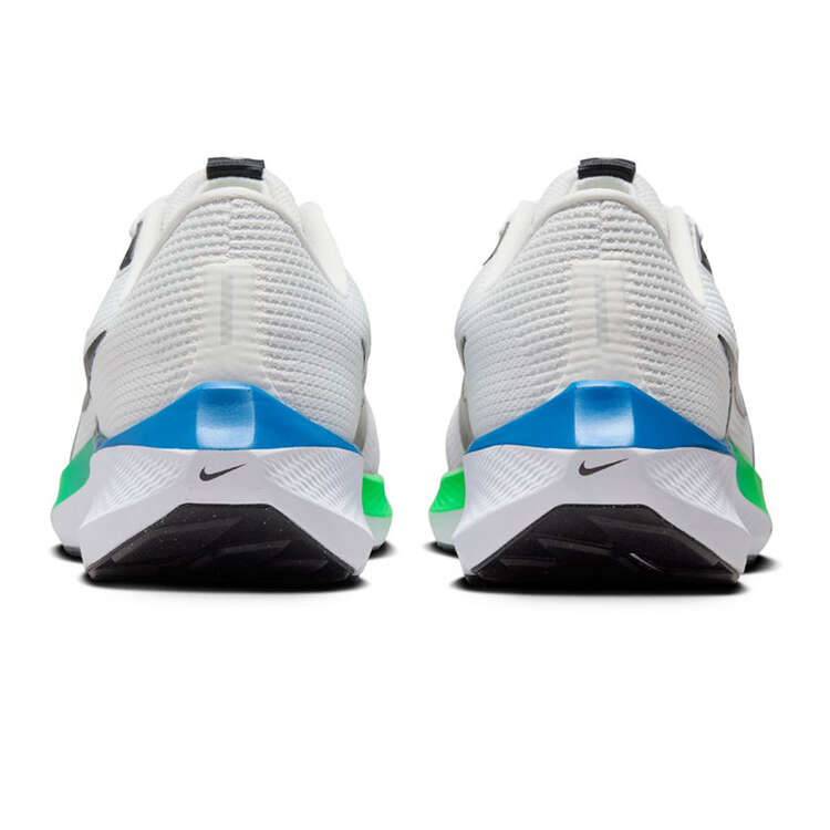Nike Air Zoom Pegasus 40 Mens Running Shoes, White/Blue, rebel_hi-res