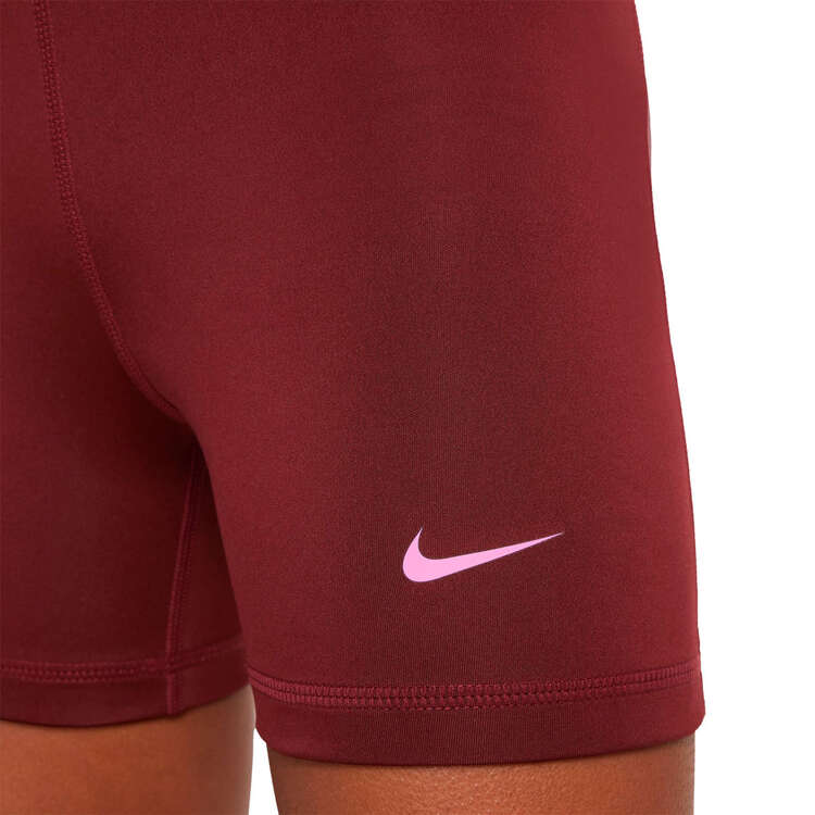 Nike Pro Kids Dri-FIT 3 Inch Shorts, Red, rebel_hi-res