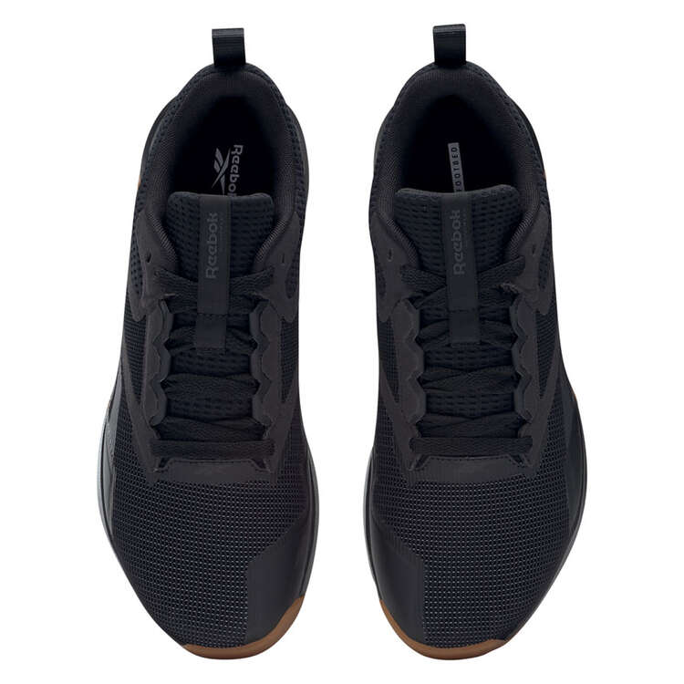 Reebok Nanoflex TR 2.0 Mens Training Shoes, Black/Gum, rebel_hi-res