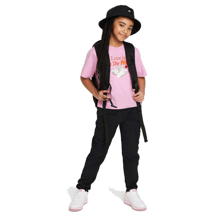 Nike Kids Sportswear Love Pair Tee, Pink, rebel_hi-res