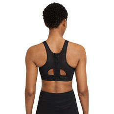 Nike Womens Swoosh UltraBreathe Medium Support Sports Bra Black XS, Black, rebel_hi-res
