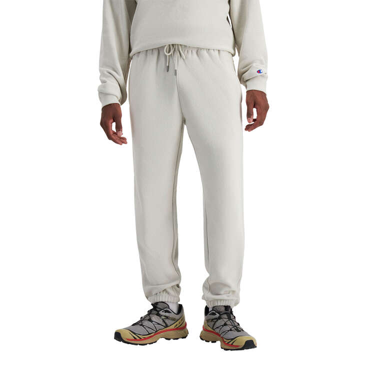 Champion Mens Reverse Weave Relaxed Track Pants Stone L, Stone, rebel_hi-res