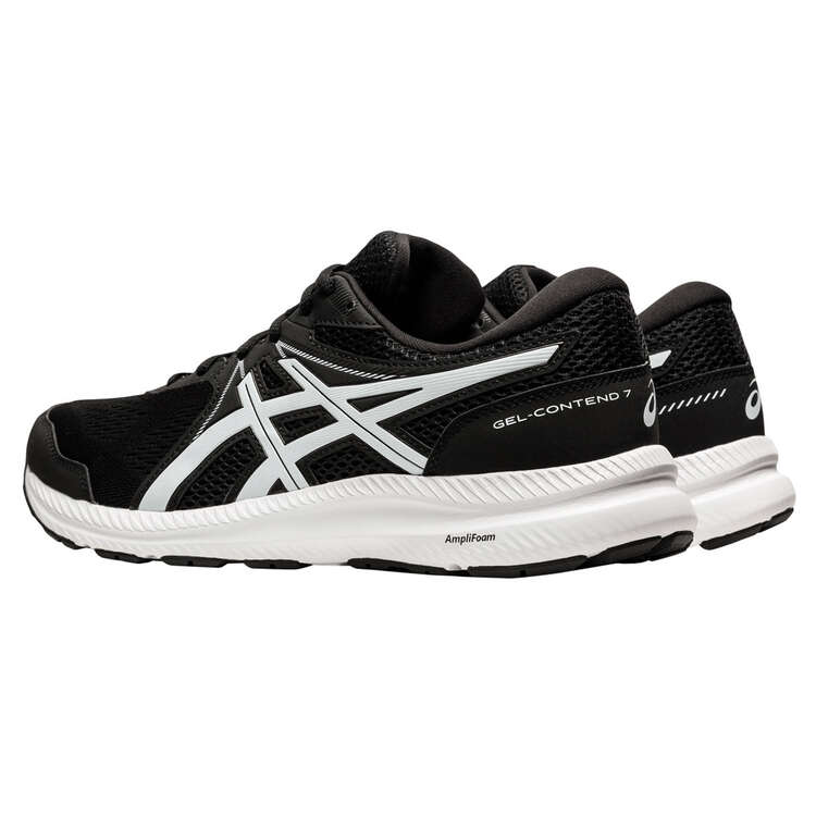Asics GEL Contend 7 4E Mens Running Shoes Black/White US 10, Black/White, rebel_hi-res