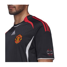 adidas Manchester United Teamgeist Jersey Black S, Black, rebel_hi-res