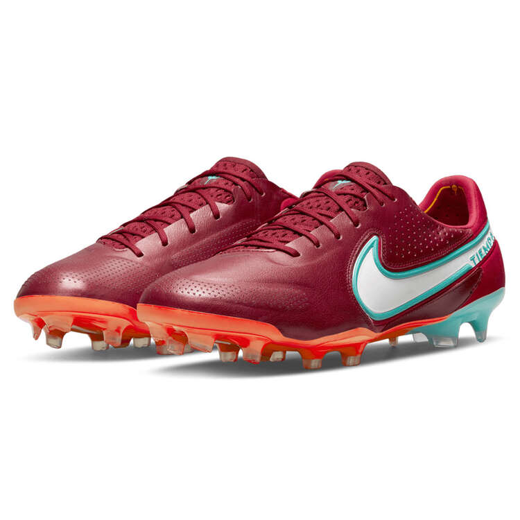 Nike Tiempo Legend 9 Elite Football Boots Red/Green US Mens 7 / Womens 8.5, Red/Green, rebel_hi-res