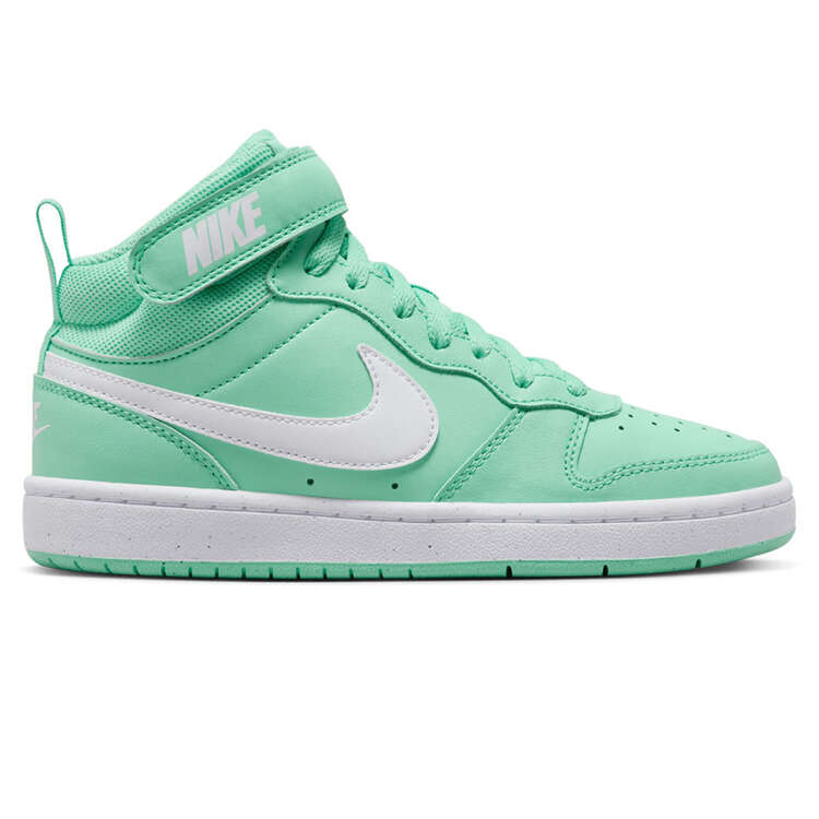 Nike Court Borough Mid 2 GS Kids Casual Shoes, Green/White, rebel_hi-res