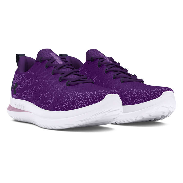 Under Armour Flow Velociti 3 Womens Running Shoes, Purple, rebel_hi-res