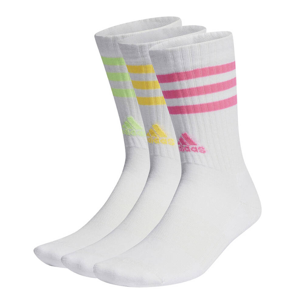 adidas 3-Stripes Cushioned Crew Socks | Rebel Sport