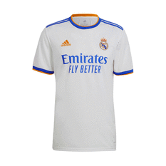 Real Madrid 2021/22 Mens Replica Home Jersey White S, White, rebel_hi-res