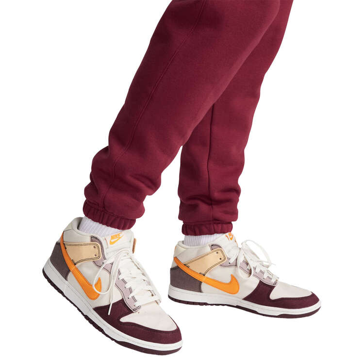 Nike Mens Club Fleece Stacked Graphic Track Pants, Maroon, rebel_hi-res