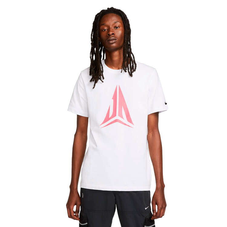 Nike Mens JA Logo 23 Tee White XL, White, rebel_hi-res