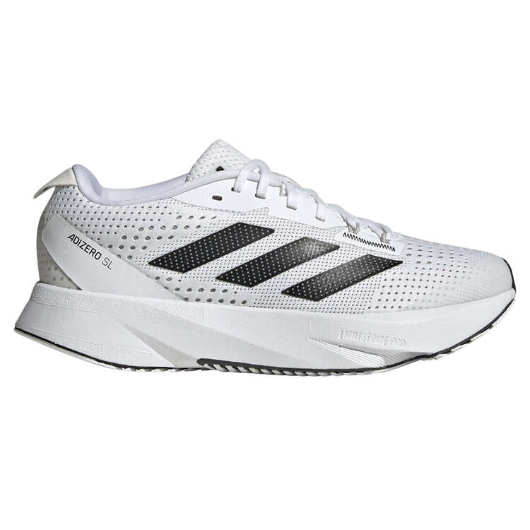 adidas Adizero SL GS Kids Running Shoes White/Black US 4, White/Black, rebel_hi-res