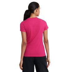 Nike Womens Sportswear Just Do It Slim Tee Pink XS, Pink, rebel_hi-res