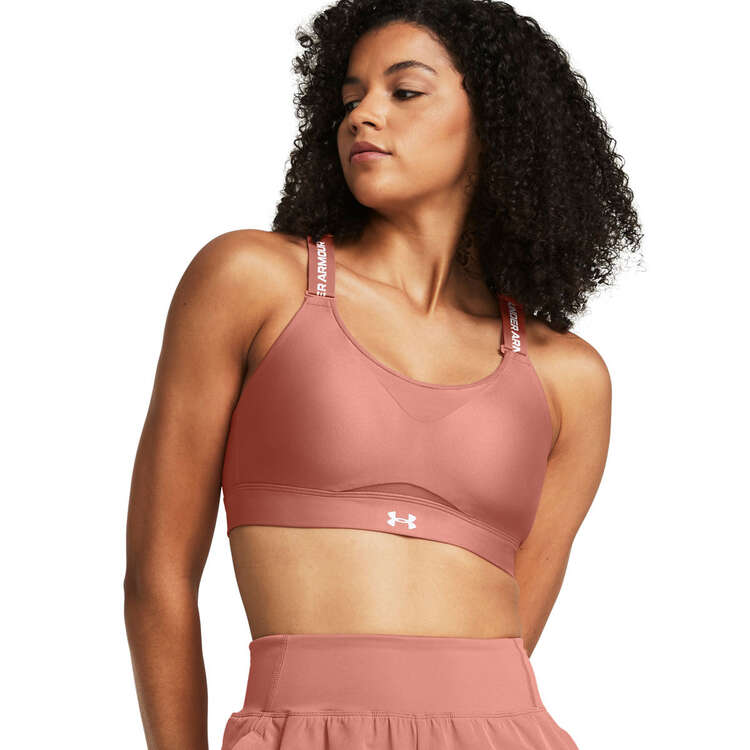 Under Armour Womens UA Infinity High Support Sports Bra Pink M D
