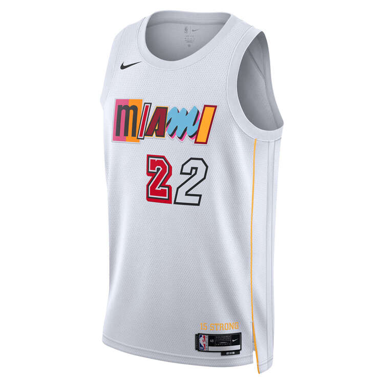 Nike Miami Heat Mens Jimmy Butler 2022/23 City Basketball Jersey Sport