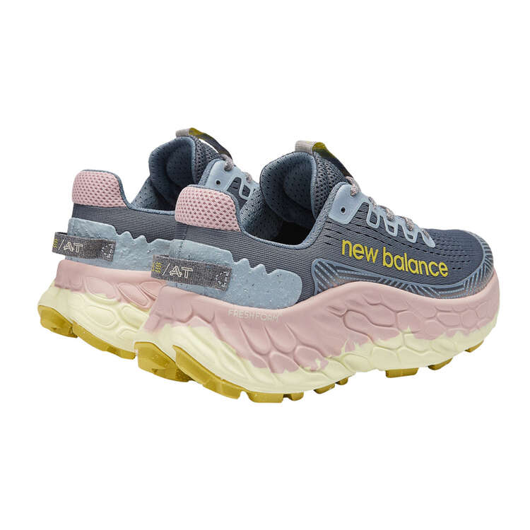 New Balance Fresh Foam More Trail v3 Womens Trail Running Shoes, Black/Yellow, rebel_hi-res
