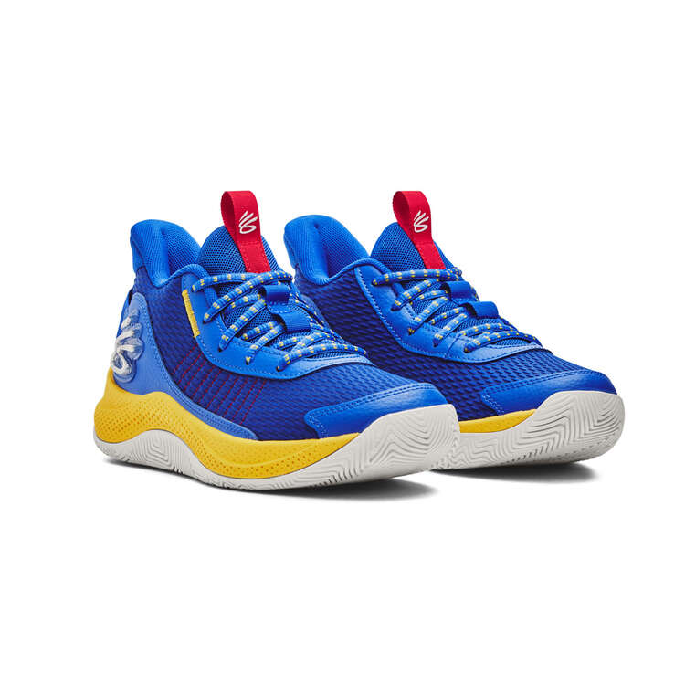 Under Armour Curry 3Z7 GS Basketball Shoes, Blue, rebel_hi-res