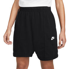 Nike Womens Sportswear High-Rise Fleece Dance Shorts Black XS, Black, rebel_hi-res