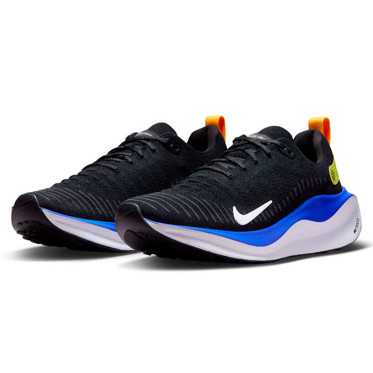 Nike InfinityRN 4 Mens Running Shoes, Black/Blue, rebel_hi-res