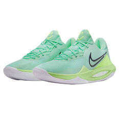 Nike Precision 6 Basketball Shoes, Green/Purple, rebel_hi-res