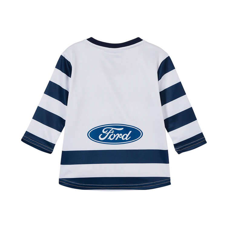 Geelong Cats 2024 Infants Home Guernsey, White, rebel_hi-res