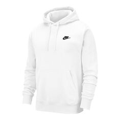 Nike Mens Sportswear Club Fleece Pullover Hoodie, White, rebel_hi-res