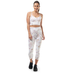 Ell & Voo Womens Kailee 3/4 Tights, White, rebel_hi-res
