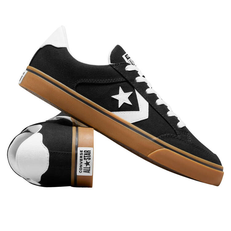 Converse Tobin Mens Casual Shoes, Black/White, rebel_hi-res