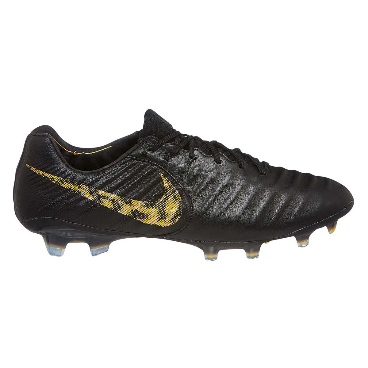 Nike Tiempo Legend VII Elite Mens Football Boots Black / Gold US Mens 9 / Womens 10.5 | Rebel Sport