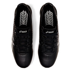 Asics Menace 4 Football Boots, Black/Silver, rebel_hi-res