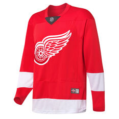 Majestic Mens Detroit Red Wings Home Jersey Red S, Red, rebel_hi-res