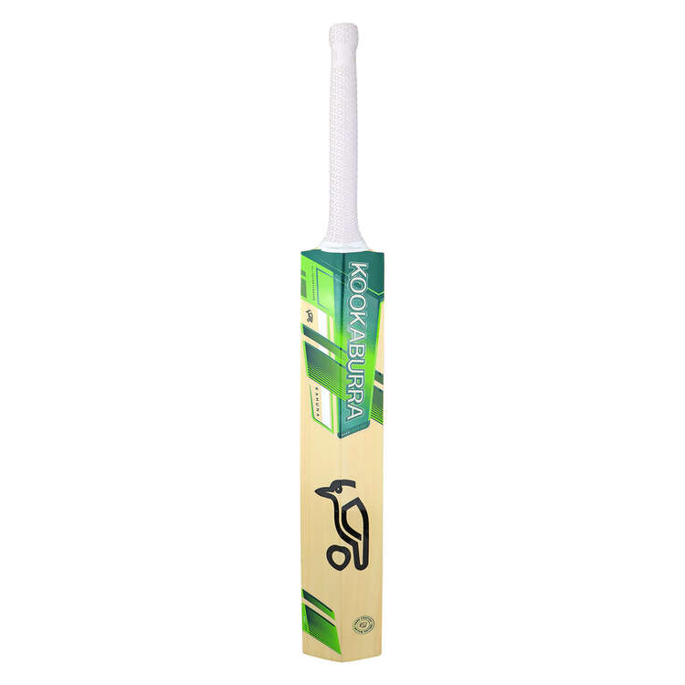 Kookaburra Kahuna Pro 7.1 Junior Cricket Bat, Tan/Lime, rebel_hi-res