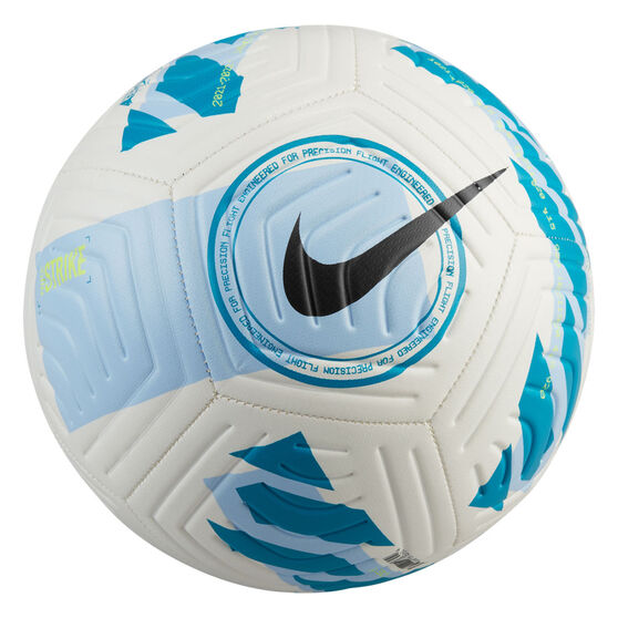 Nike Strike Soccer Ball, White/Blue, rebel_hi-res