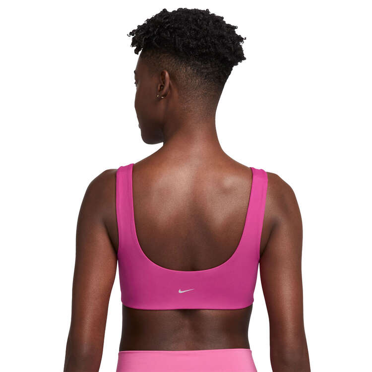 Nike Womens Alate All U Light-Support U-Neck Sports Bra, Pink, rebel_hi-res